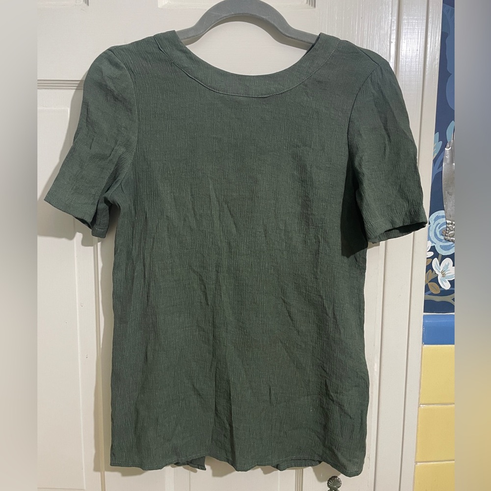 Ro & De Sage Green Tunic Blouse